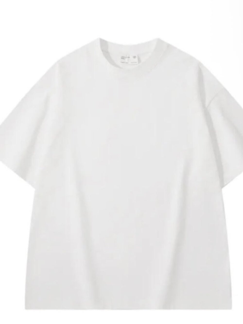 tshirt unisex oversize white
